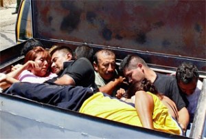 In this picture, victims of human smuggling are intercepted along the Southern border of the United States of America. Photo credit/Wordpress