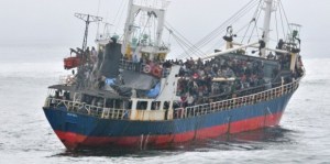 The MV Sun Sea cargo ship brought 492 Tamil migrants to the B.C. coast in August 2010 ( Source: ocanada.com)